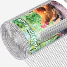 Hardware Cloth 1/2 Inch 48 x 100 ft Hot Dipped Galvanized After Welding