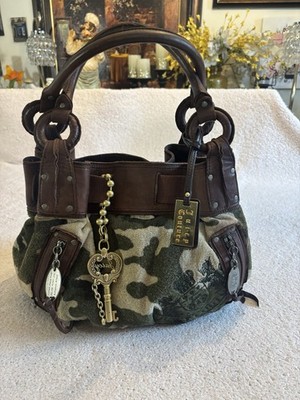 RARE-HTF Vintage-Y2K Juicy Couture Green Camouflage and Brown