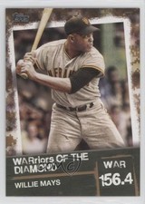 2020 Topps Warriors of the Diamond Gold 45/50 Willie Mays #WOD-4 HOF 0b0