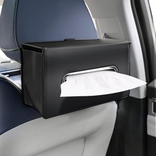 Car Tissue Holder, RSNGTA Rectangular Tissues Box Keep Vehicle Tidy, Premium PU