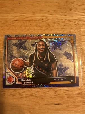 2025 Topps Chrome McDonalds #57 Hailee Swain McFlurry Refractor SP