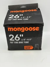 Mongoose Fat Tire Bike Tube 26” x 4”-4.9” Schrader Valve New Open Box