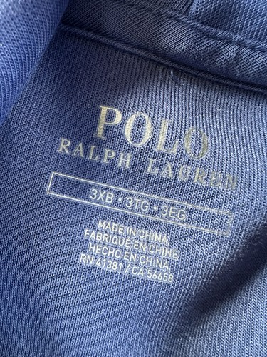 Polo Ralph Lauren sweat à capuche avec logo accent homme taille 3X bleu - Photo 8/8