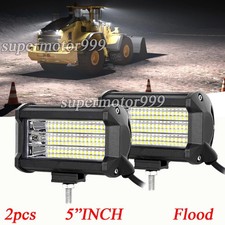 60W Flood Light 5" LED Work Light For most of vehicle styles Truck Boat Tractor