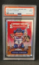 2024 Bowman Chrome -Mint 9 Garbage Pail Kids Evan Carter #BGP-17 (RC) (SC9) 