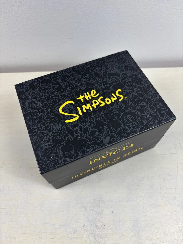 Invicta Watch Box Only Simpsons Edition Invincible In Detail Collectible Case - Image 2 of 4