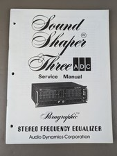 Sound Shaper 3 ADC Service Manual Paragraphic Stereo Frequency Equalizer D-547