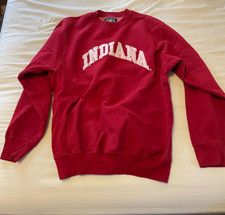 Vintage Steve And Barry’s Indiana Hoosiers Crewneck Sweater Mens M Heavy RETRO