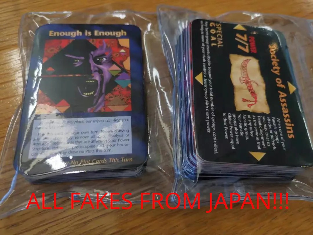 ASSASSINS Com Uncom 83 SET Illuminati INWO Card Game New World