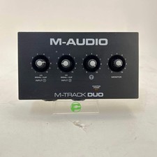 M-Audio M-Track Duo 120W 48V 2 Channel USB audio interface MTRACKDUO