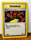 POKEMON SLEEP! 79/82 1ST EDITION TRAINER TEAM ROCKET LP SNORLAX