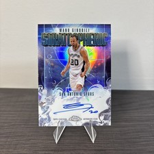 Topps Chrome Manu Ginobili San Antonio Spurs Stratospheric Autograph #SM-MG
