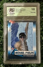 2004 Rookie Review Michael Phelps #101 Rookie Card PGI 10 Gem Mint Swimming