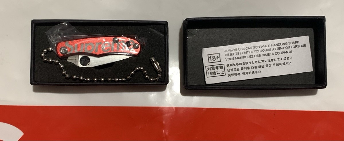 Supreme SpyderCo Bug Knife Red SS26 Brand New Week 11 | eBay