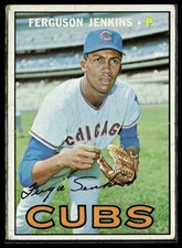 1967 Topps #333 Ferguson Jenkins Set-Break