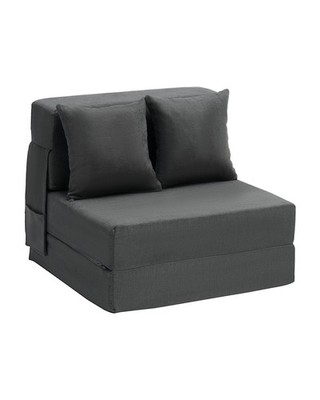 VEVOR Folding Sofa Bed,3-in-1 Foldable Couch Bed w/2 Pillows and Washable Cover,