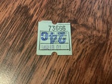 SOLOMATIC BUS COMPANY PAPER TICKET 24c #73666