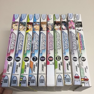 Air Gear Manga English Lot Starter Set Series Bundle Oh Great Singles Volume