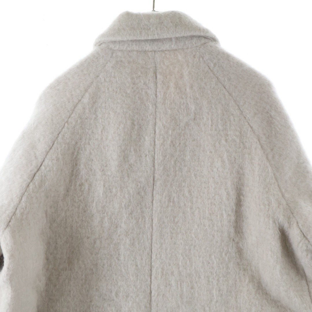 AMERI DEFORMATION COLLAR SHAGGY COAT Deformed Whi… - image 4