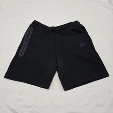 Size XL Boys Nike Sportswear Black Tech Fleece Shorts FD3289-010 Fits Mens S