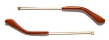 Ray Ban 3540 - Replacement Rods - Gold/Light Brown Leather Terminals