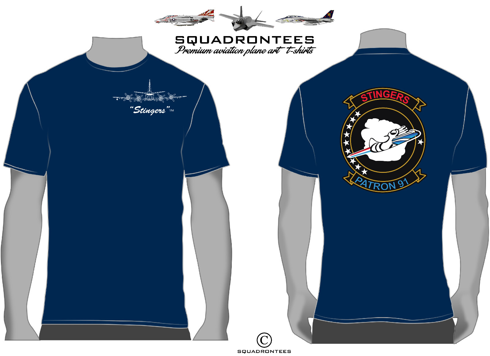 Vp 91 VP-91 P-3 Orion Stingers Squadron T-Shirt D3, USN Licensed Product | eBay