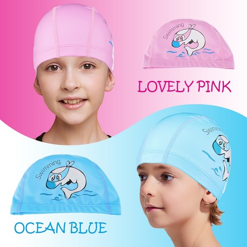 Swimming Cap Children Kids Swim Hat 