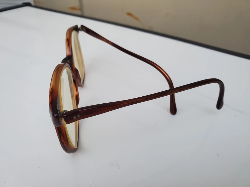 Черепаховые круглые очки с полным ободком 56-21. - Изображение 4 из 4
