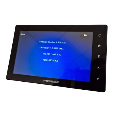 Crestron TSW-750-B-S 7'' Zoll Touchscreen Panel (schwarz glatt) - ohne Ständer