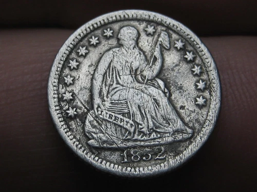1852-O Seated Liberty Half Dime — photo from the most recent tracked eBay sale