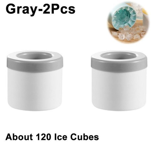 Silicone Ice Mold Round Cylinder Ice Cube Making Mold Freeze Ice Bucket Cup - Picture 15 of 21