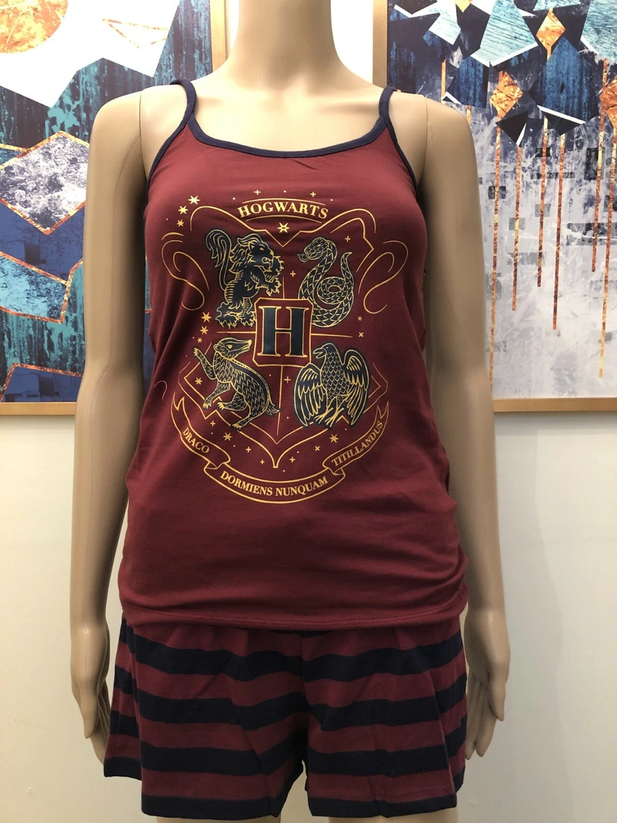 Harry Potter Pyjamas Shorts & Cami Set Primark Ladies Pajamas Hogwarts | eBay