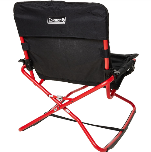 Chaise Pliante Coleman Cross Rocker – Deep Ocean – Acier Et Polyester – Neuf