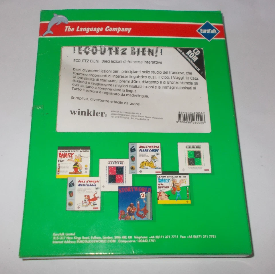 ECOUTEZ BIEN 1 CORSO DI FRANCESE PRINCIPIANTI CD-ROM PC E MAC 1995 EUROTALK - Immagine 3 di 4