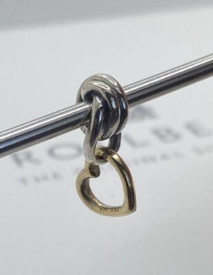 Trollbeads Lucky Love Bead Gold 18K Silver 925