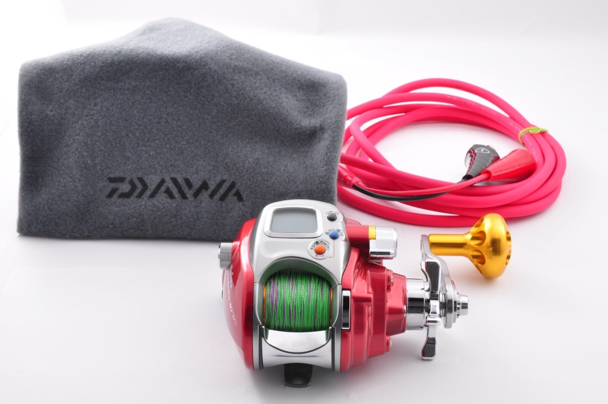 Daiwa Seaborg 300FB Electric Fishing Reel Near Mint Custom Knob