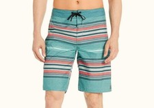 BILLABONG Mens ALL DAY STRIPE Boardshorts - AQU - Size 33 - NWT LAST ONE LEFT