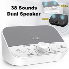 White Noise Sound Machine 38 Sound Therapy Sleeping Aids Fan Lullaby Ocean Rain