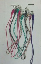 Lot of 12 Assorted Paracord Lanyard With Clip Colors May Vary............4F1