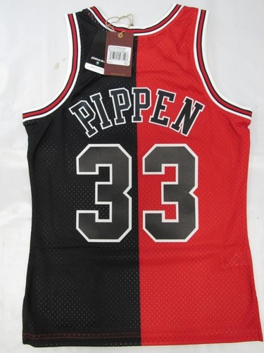 1997-98 Scottie Pippen #33 Bulls Mens Mitchell & Ness Split Swingman Jersey $135 - Picture 12 of 12