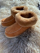 Lammfell Hausschuhe Schaffell Lederschuhe, Lammfell, Hüttenschuhe, Fellschuhe