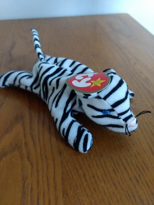 blizz the white tiger beanie baby