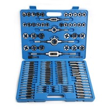 Combination Tap And Die Set Cutter Kit Screw Extractor Remove Metric Size Set