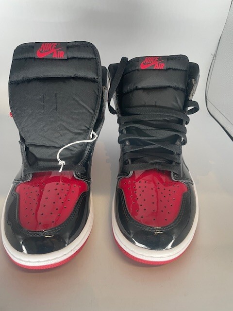 Size 10 - Jordan 1 Retro OG High Patent Bred for sale online | eBay
