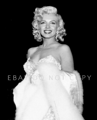 MARILYN MONROE Photo Radiant in White at 1953 Millionaire Movie Premiere  8X10" | eBay