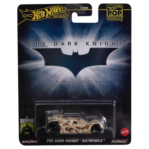 Hot Wheels Pop Culture Batman Die Dark Knight Batmobile Druckguss 1:64 Maß Auto-image
