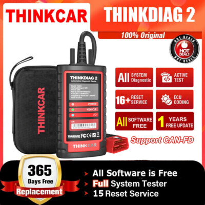 2025 THINKDIAG 2 Bidirectional OBD2 Scanner Diagnostic Tool Code Reader All Free