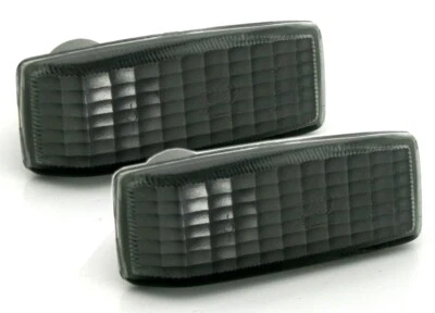 Seitenblinker Set für Mercedes W201 W202 W124 in Smoke Schwarz graue Blinker - Bild 1 von 2