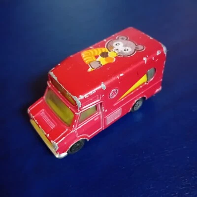 Majorette Fourgons Gelati Fourgon N.224-259 Rouge Camion Glaces 1:67 France - Photo 1/4
