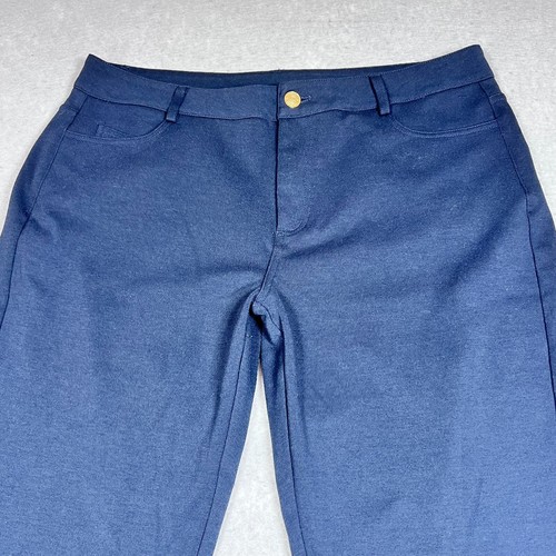 Michael Kors Pants Womens Size 10 Navy Blue Stretchy Jeggings Leggings - Picture 4 of 14